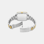 Men Quartz Black Dial Analog Stainless Steel Watch FS6123