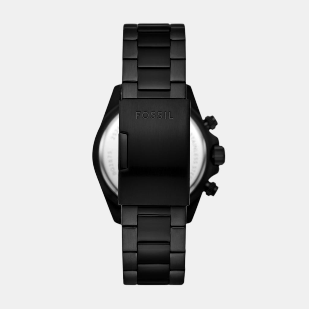 Autocross Men Quartz Black Dial Chronograph Stainless Steel Watch FS6125