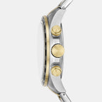 Autocross Men Quartz Gold Dial Chronograph Stainless Steel Watch FS6126