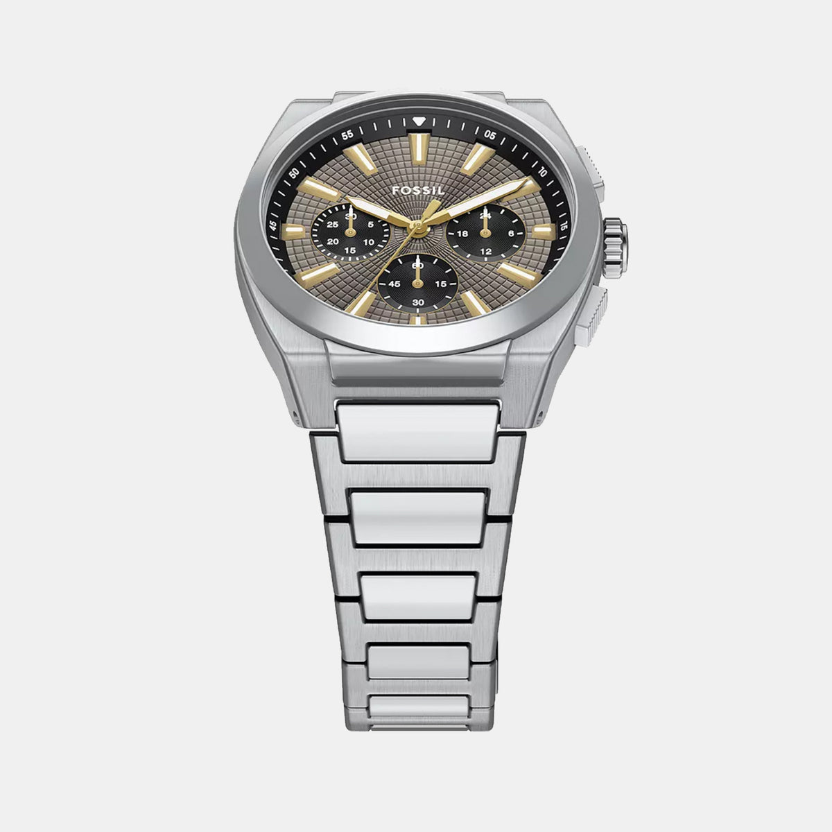 Everett Men Quartz Grey Dial Chronograph Stainless Steel Watch FS6128