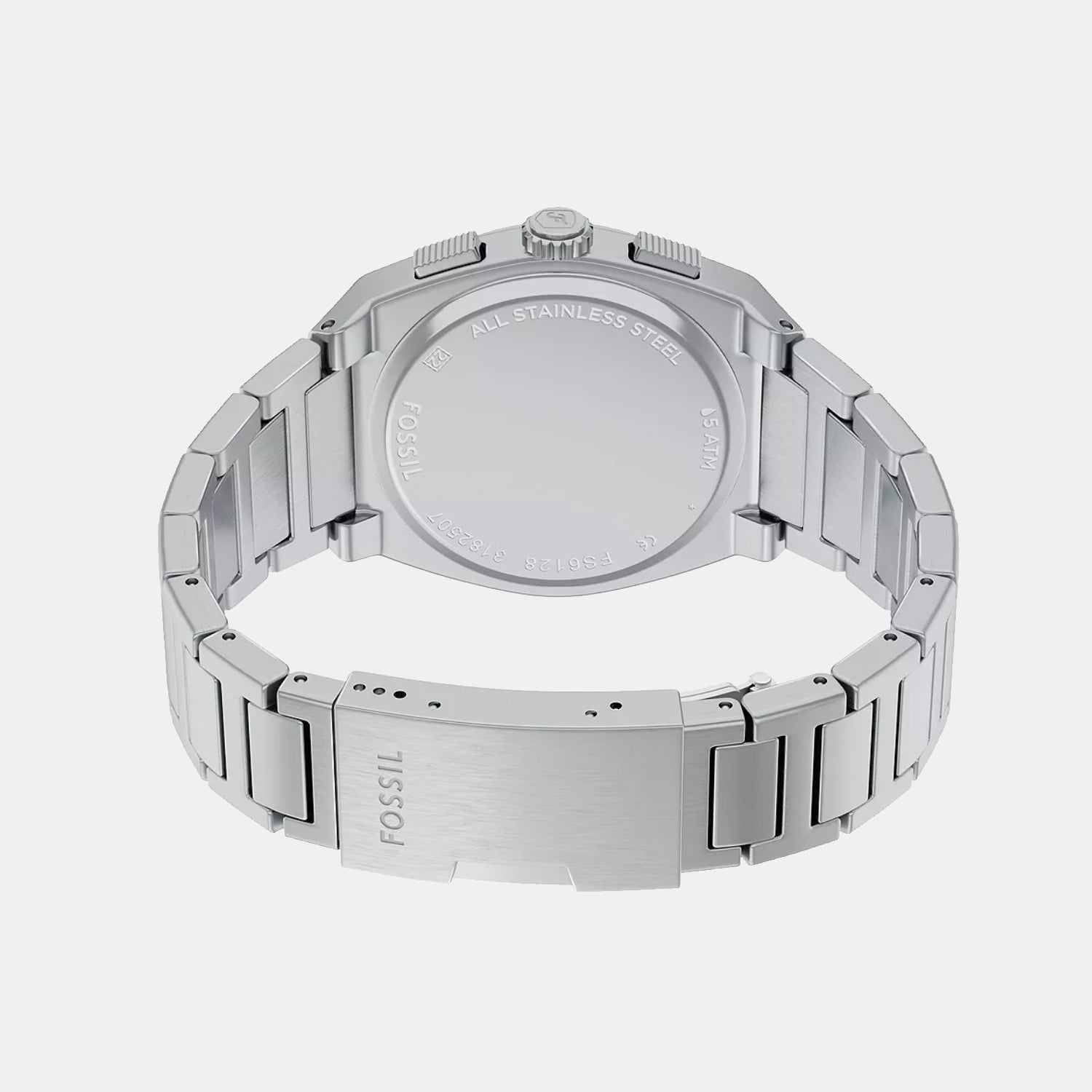 Everett Men Quartz Grey Dial Analog Stainless Steel Watch FS6128