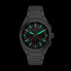 Everett Men Quartz Grey Dial Analog Stainless Steel Watch FS6128