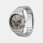 Everett Men Quartz Grey Dial Analog Stainless Steel Watch FS6128
