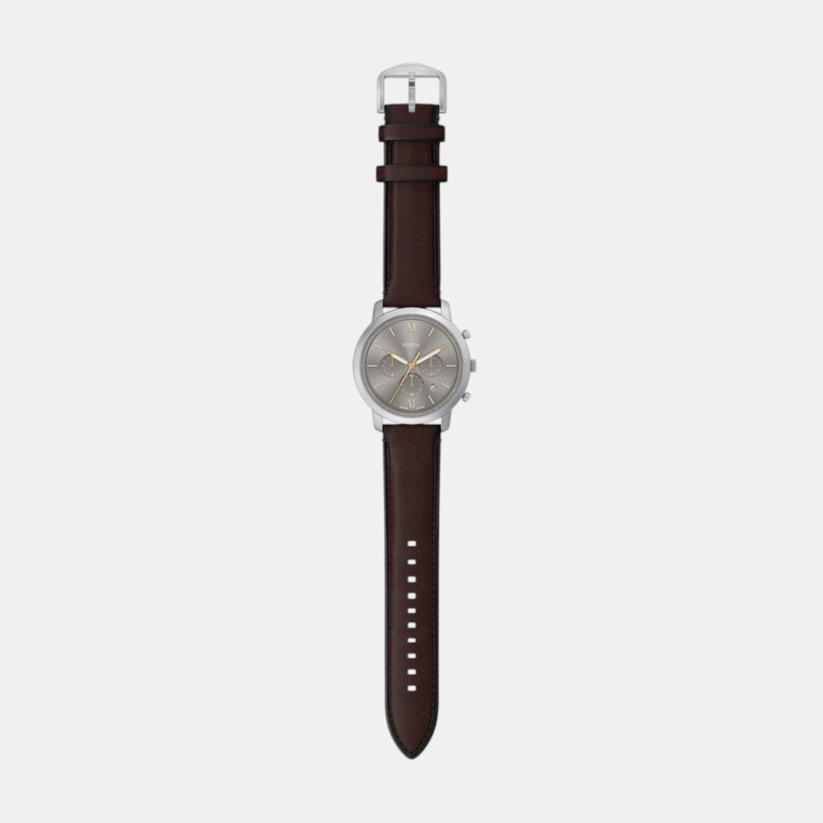 Neutra Men Quartz Grey Dial Chronograph Leather Watch FS6129