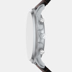 Neutra Men Quartz Grey Dial Chronograph Leather Watch FS6129