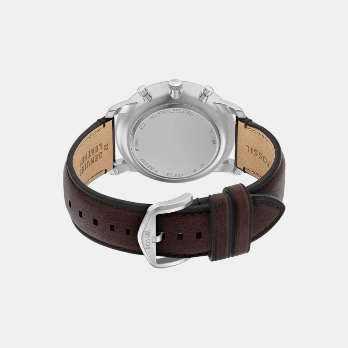Neutra Men Quartz Grey Dial Chronograph Leather Watch FS6129