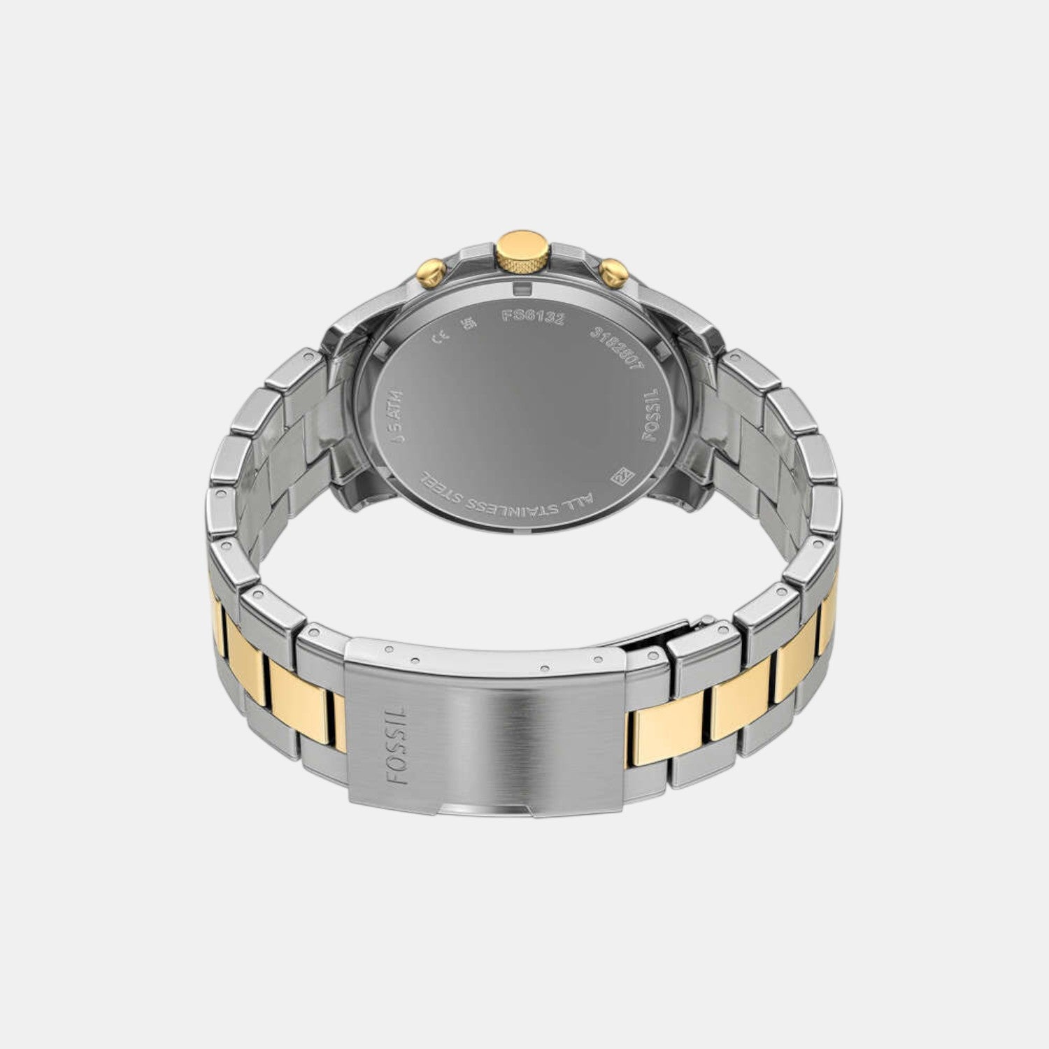 Fossil Grant Men Quartz Blue Dial Chronograph Stainless Steel