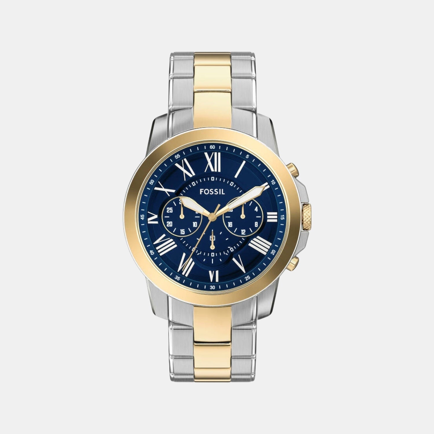 Grant Men Quartz Blue Dial Chronograph Stainless Steel Watch FS6132