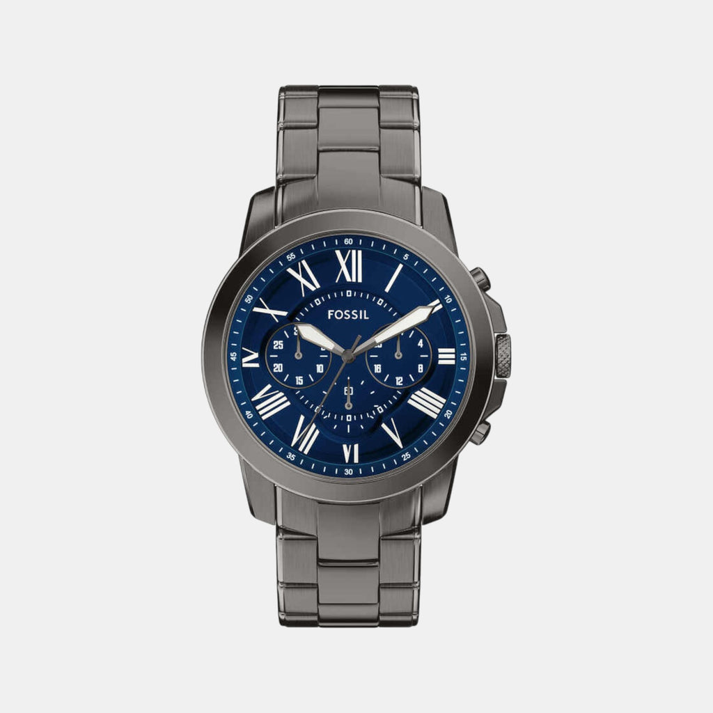 Grant Men Quartz Blue Dial Chronograph Stainless Steel Watch FS6133