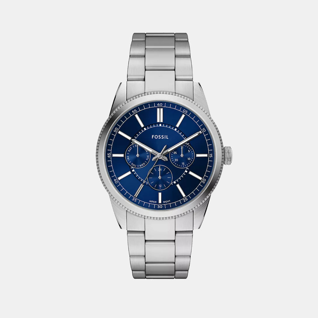 Pearson Men Quartz Blue Dial Analog Stainless Steel Watch FS6134