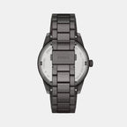 Pearson Men Quartz Black Dial Multi-Function Stainless Steel Watch FS6136