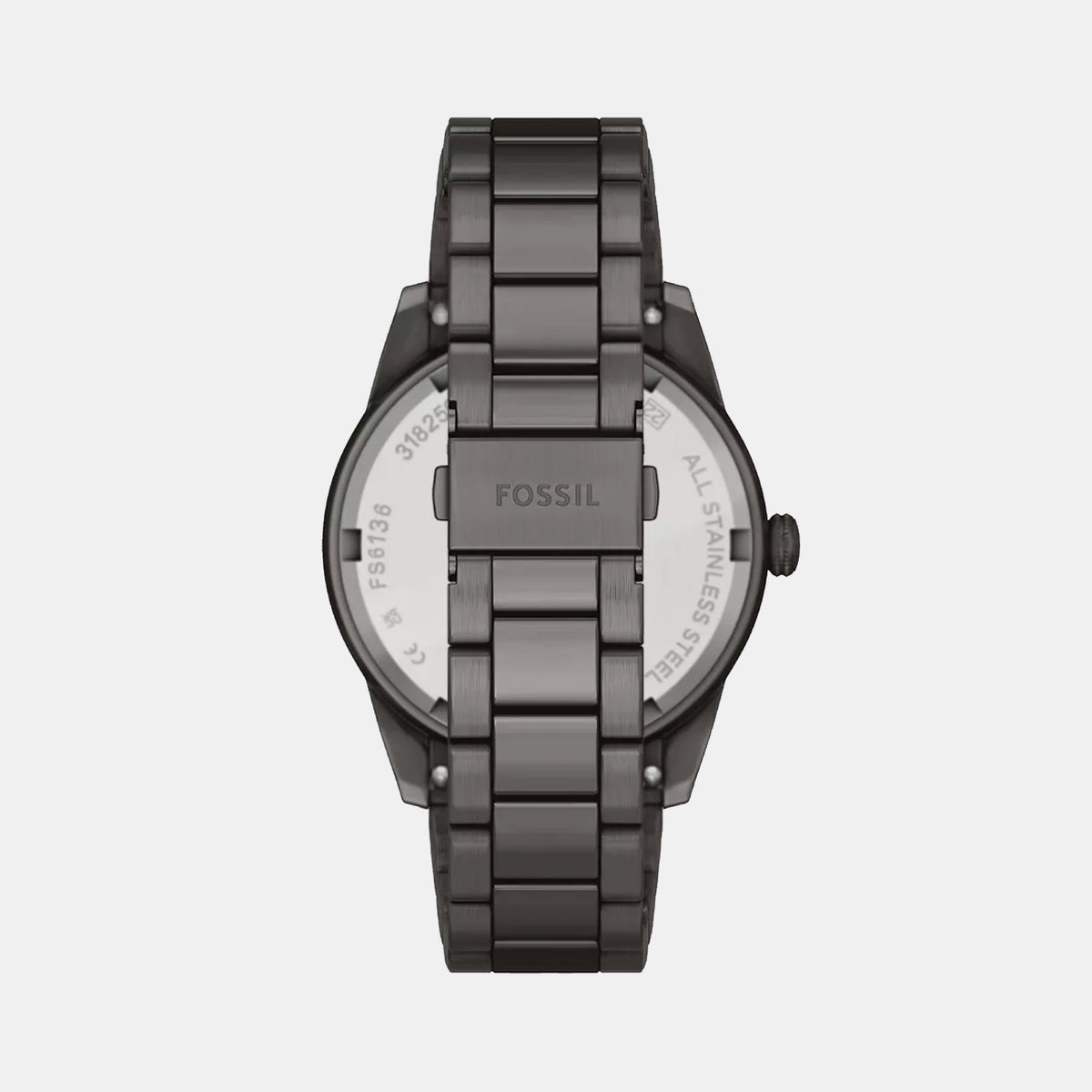 Pearson Men Quartz Black Dial Chronograph Stainless Steel Watch FS6136