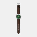 Pearson Men Quartz Green Dial Multi-Function Leather Watch FS6137