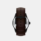 Pearson Men Quartz Black Dial Analog Leather Watch FS6138