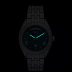 Campbell Men Quartz Blue Dial Analog Stainless Steel Watch FS6140