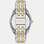 Campbell Men Quartz Blue Dial Analog Stainless Steel Watch FS6141