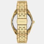 Campbell Men Quartz Green Dial Analog Stainless Steel Watch FS6142