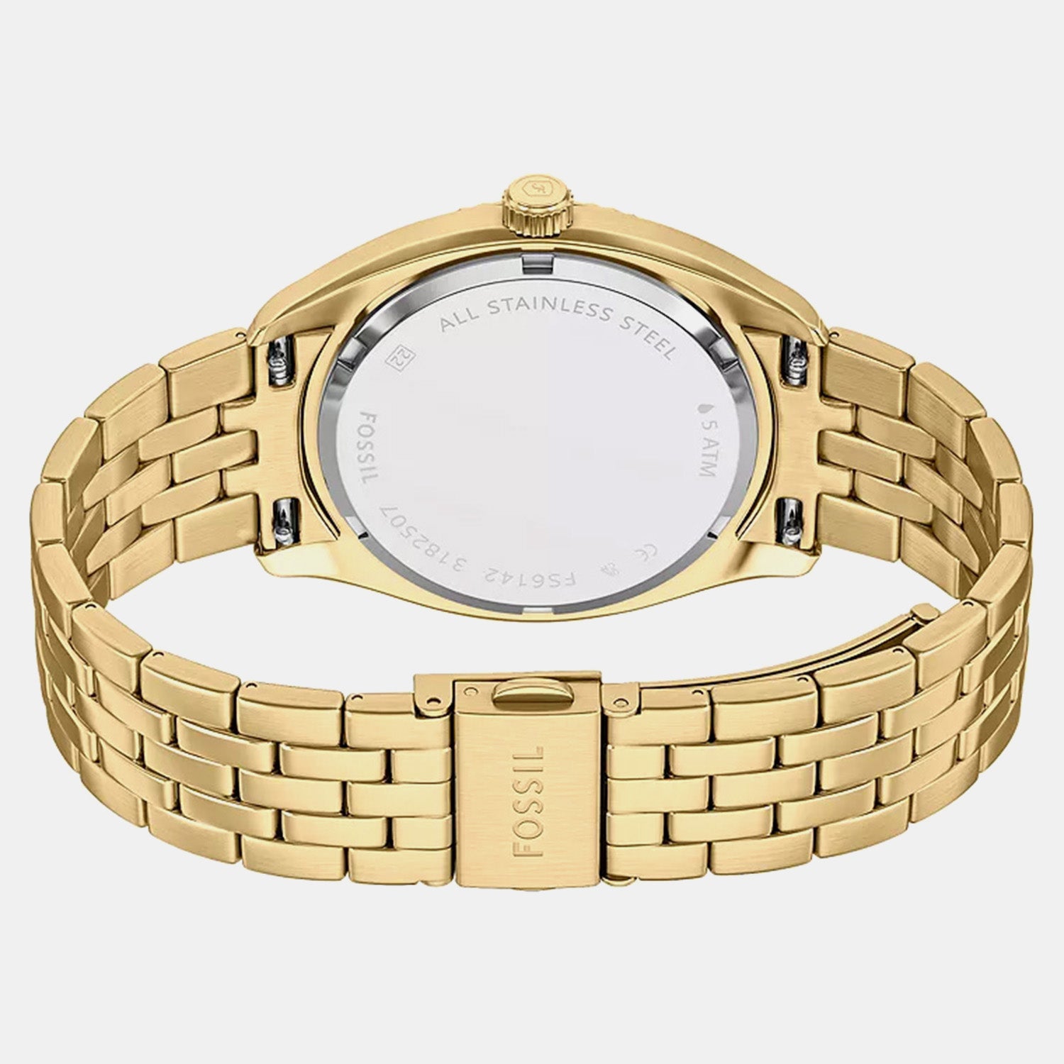 Campbell Men Quartz Green Dial Analog Stainless Steel Watch FS6142