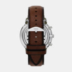 Neutra Men Quartz Brown Dial Chronograph Leather Watch FS6143