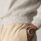 Neutra Men Quartz Brown Dial Chronograph Leather Watch FS6143