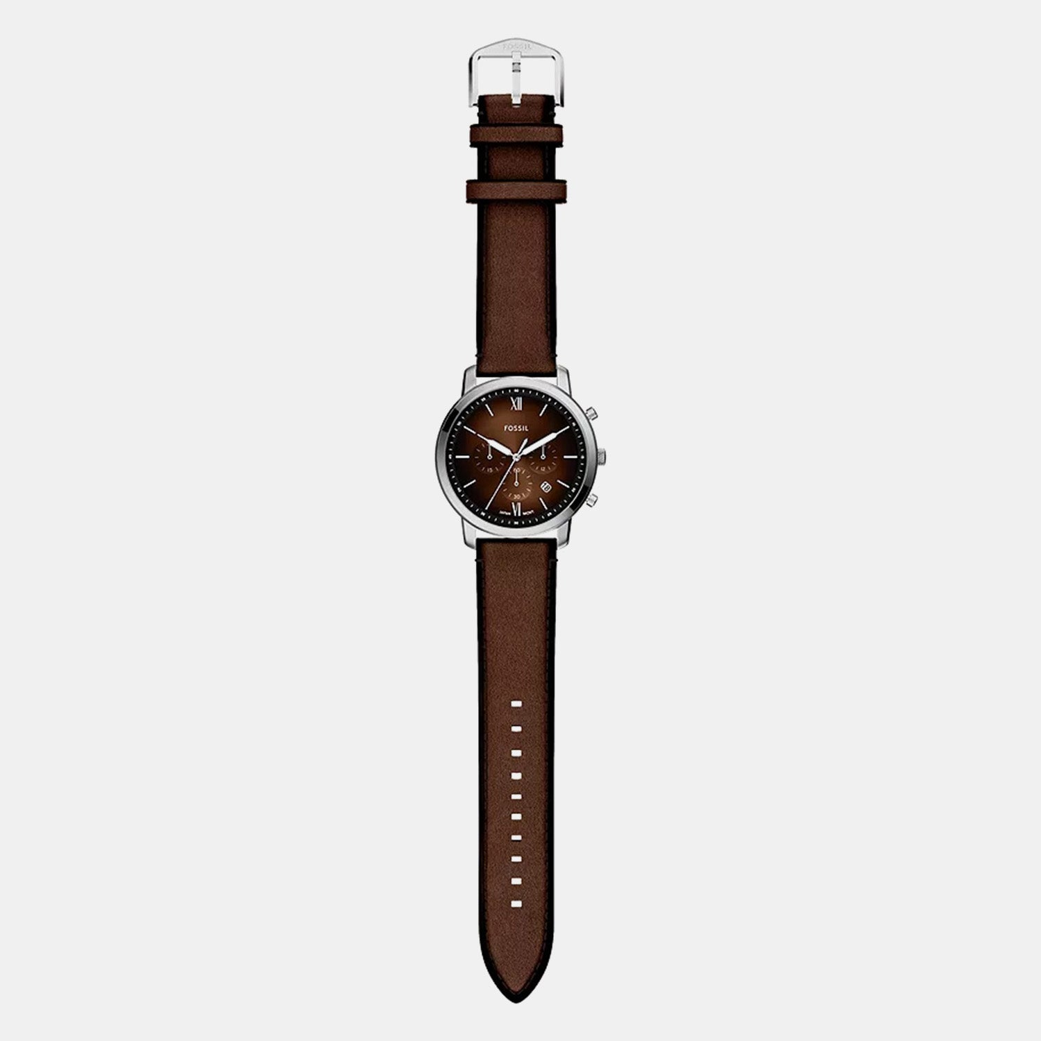 Neutra Men Quartz Brown Dial Chronograph Leather Watch FS6143