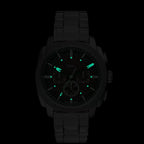 Machine Men Quartz Brown Dial Chronograph Stainless Steel Watch FS6144
