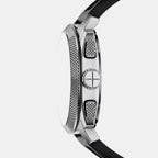 Machine Men Quartz Grey Dial Chronograph Silicone Watch FS6145SET