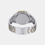 Garrett Men Quartz Blue Dial Multi-Function Stainless Steel Watch FS6146