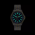 Garrett Men Quartz Blue Dial Multi-Function Stainless Steel Watch FS6146