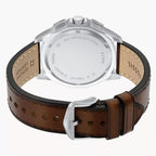 Garrett Men Quartz Green Dial Analog Leather Watch FS6147