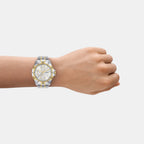 Garrett Men Quartz Silver Dial Multi-Function Stainless Steel Watch FS6148