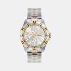 Garrett Men Quartz Silver Dial Multi-Function Stainless Steel Watch FS6148