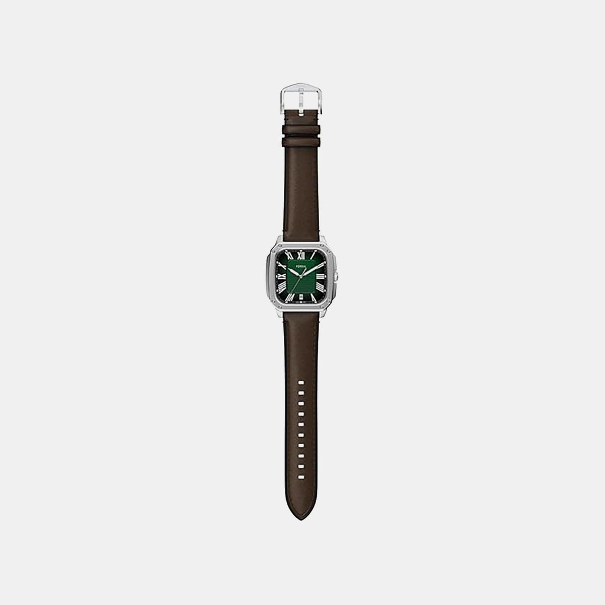 Crosby Men Quartz Green Dial Analog Leather Watch FS6150