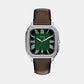 Crosby Men Quartz Green Dial Analog Leather Watch FS6150