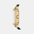 Crosby Men Quartz Black Dial Analog Leather Watch FS6151