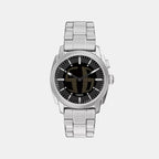 Machine Big Tic Men Quartz Black Dial Analog-Digital Stainless Steel Watch FS6155