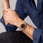 Machine Big Tic Men Quartz Black Dial Analog-Digital Stainless Steel Watch FS6158