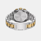 Men Quartz Black Dial Chronograph Stainless Steel Watch FS6159