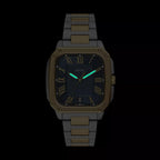Crosby Men Quartz Blue Dial Analog Stainless Steel Watch FS6161