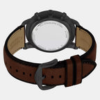 Neutra Men Quartz Brown Dial Chronograph Leather Watch FS6163