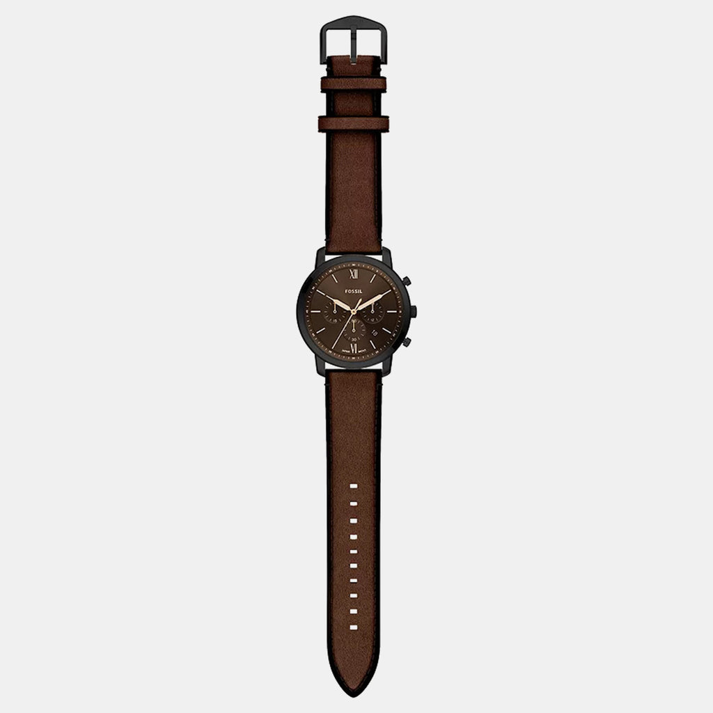 Neutra Men Quartz Brown Dial Chronograph Leather Watch FS6163