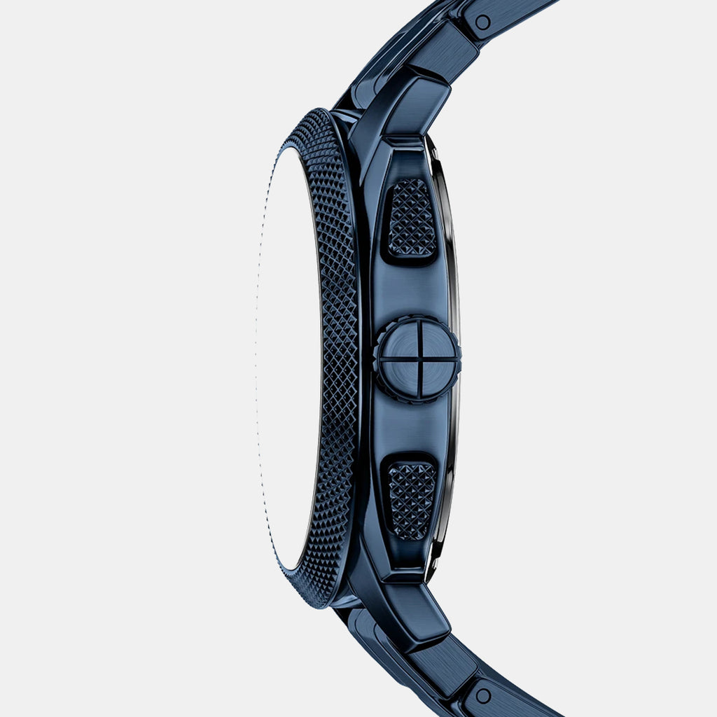 Machine Men Quartz Blue Dial Chronograph Stainless Steel Watch FS6167