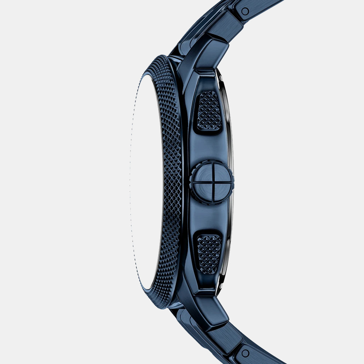 Machine Men Quartz Blue Dial Chronograph Stainless Steel Watch FS6167