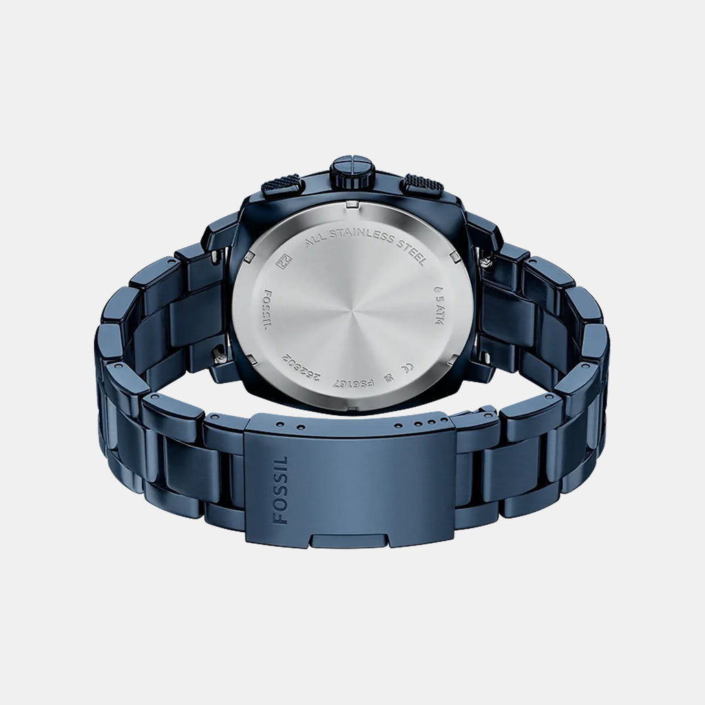 Machine Men Quartz Blue Dial Chronograph Stainless Steel Watch FS6167