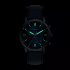 Neutra Men Quartz Blue Dial Chronograph Leather Watch FS6168