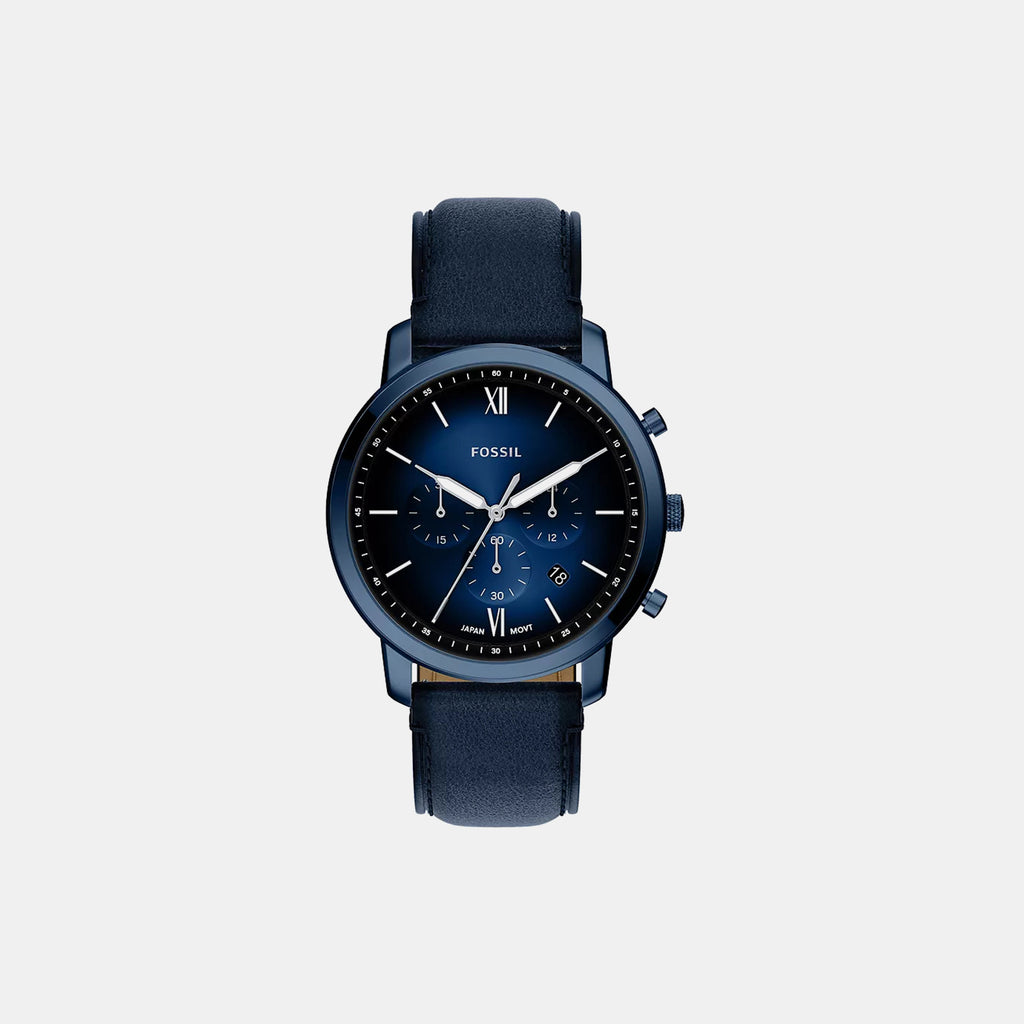 Neutra Men Quartz Blue Dial Chronograph Leather Watch FS6168