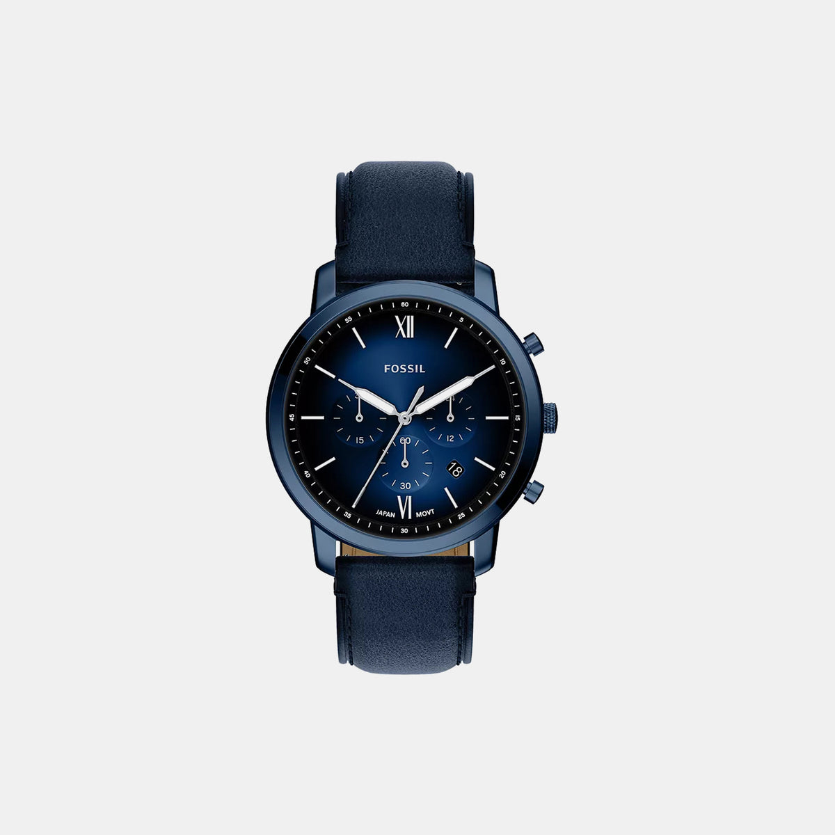 Neutra Men Quartz Blue Dial Chronograph Leather Watch FS6168