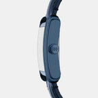 Carraway Men Quartz Blue Dial Analog Leather Watch FS6170