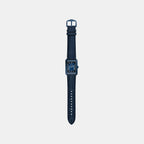 Carraway Men Quartz Blue Dial Analog Leather Watch FS6170