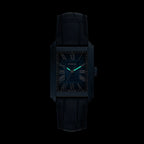 Integral Diamonds Unisex Quartz Black Dial Analog Stainless Steel Watch R20254712